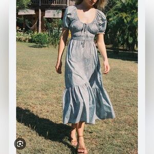 Christy Dawn Pansy Blue Floral Brynne XS